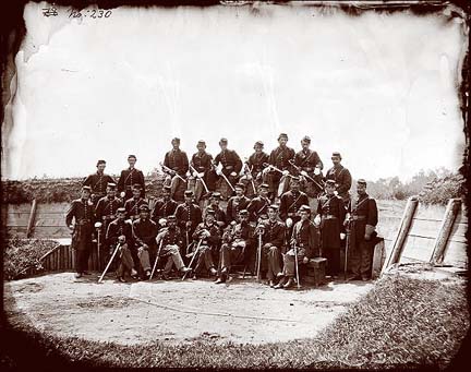 Gettysburg_PA_Officers of 50th Regiment Pennsylvania Infantry